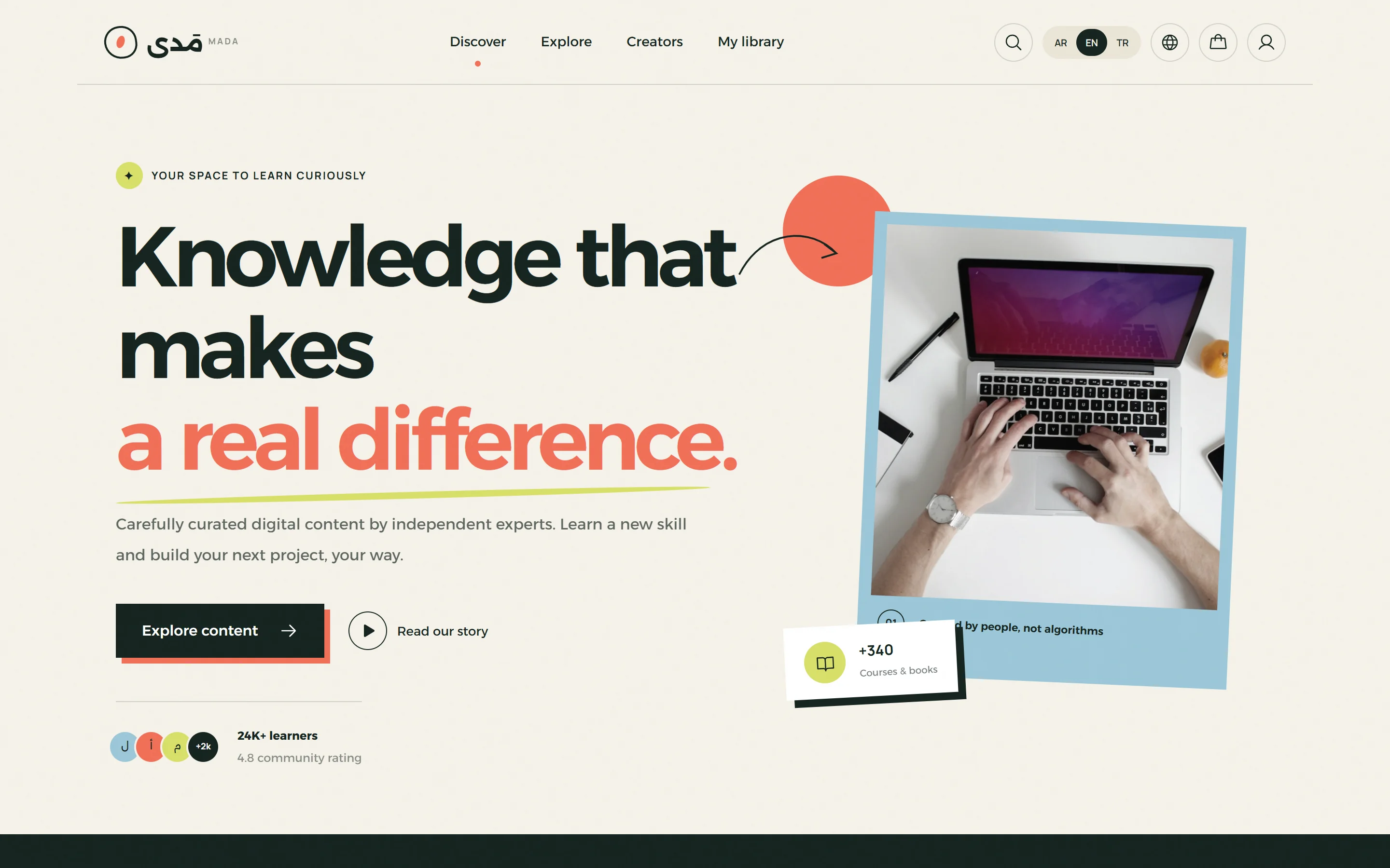 Mada — Digital Products Store with Learner Dashboard